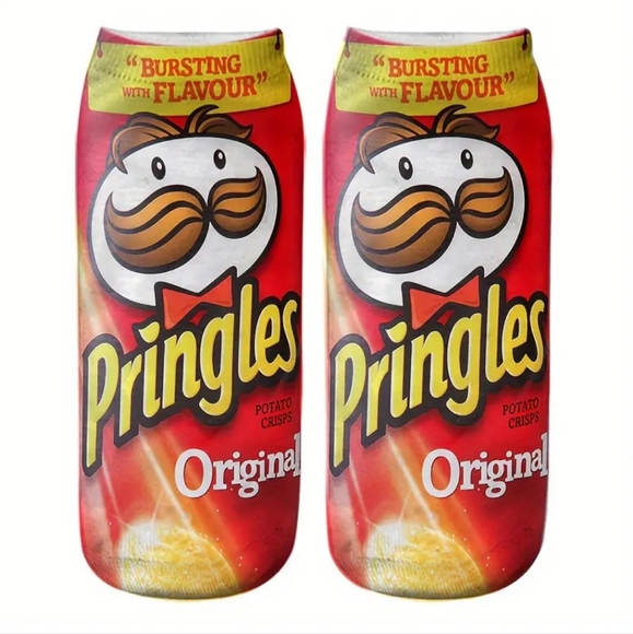 New Snack Style: 3-Pack Pringles Socks Set! - Picture 4 of 4